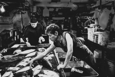 L'antico mercato ittico di Tsukiji a Tokyo